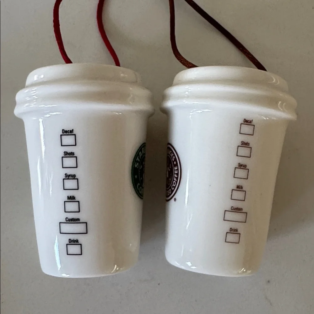 Starbucks pair white